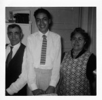 Giulio with his parents Giovanni and Maria Teresa