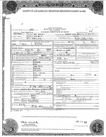 Oliver's death record