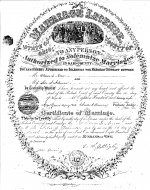 Oliver's marriage record