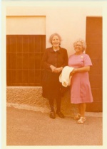 Zia with Maria Teresa Meloni, Ozieri, 1974